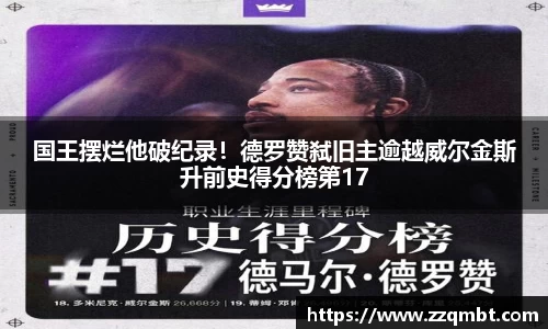 国王摆烂他破纪录！德罗赞弑旧主逾越威尔金斯升前史得分榜第17